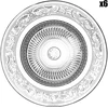 Image de Côté Table - 6 Assiettes à dessert Classic transparentes - D.17.5 cm OS