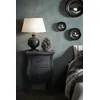 Image de Côté Table - Miroir Aureol noir/doré - D.21cm OS