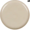 Image de Côté Table - 4 Assiettes plates Indrid sable - D.27 cm OS