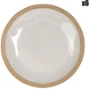 Image de Côté Table - 6 Assiettes plates Jade blanches - D.28 cm OS