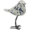 Image de COTE TABLE Oiseau décoratif Blanc Verre 12x7x15cm