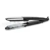 Image de BaByliss ST495E Lisseur Vapeur en Métal pur 2 en 1, Fonction vapeur, Céramique Diamantée, 5 Sélections de Température de 150°C à 230°C, Chauffe en 15 sec, Noir, 39 x 110 mm