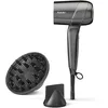 Image de BaByliss Sèche-Cheveux Titanium Shine avec Diffuseur   NOUVEAUTÉ 2025, Sèche-cheveux puissant et compact, Design ergonomique, Ionique anti-frisottis, 3 température & 3 vitesses, Argenté, D6200DE