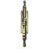 Image de Paumelle à vase universelle Strauss Vonderweidt - Vieux bronze - Hauteur 105 mm - Platine 50 mm - Vendu par 2