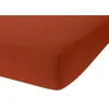 Image de Drap Housse 100% Gaze de Coton - Terracotta, 140 x 190 cm