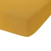 Image de Drap Housse 100% Gaze de Coton - Safran, 140 x 190 cm