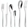 Image de COUZON - Ménagère 50 couverts de table en coffre bois pour 12 personnes - Persane - Acier inoxydable 18/10, Finition Miroir, Epaisseur 4 mm - Inox