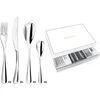 Image de COUZON - Ménagère 24 couverts de table en coffret pour 6 personnes - Eole - Acier inoxydable 18/10, Finition Miroir, Epaisseur 2.5 mm - Inox