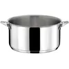 Image de CUISINOX - Eclipse - Casserole inox 18 cm - 2L - Fond encapsulé - Compatible tous feux dont induction - Acier Inoxydable 18/10 - Finition miroir