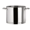 Image de CUISINOX - Elysée - Marmite tout inox 24 cm - 7 L - Fond encapsulé - Compatible tous feux dont induction - Acier Inoxydable 18/1 - Finition miroir - Poignée Fixe