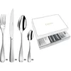 Image de COUZON - Ménagère 24 couverts de table en coffret pour 6 personnes - Millenium - Acier inoxydable 18/10, Finition Satinée, Epaisseur 3.5 mm - Inox