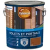 Image de Xyladecor - Lasure Protectrice pour Bois Extérieur - Volets, Portails, Portes, Fenêtres - Couleur : Satin Teck - Quantité : 5L - 5324260