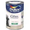 Image de Dulux Valentine Crème de Couleur - Peinture multi-supports intérieure - Satin Matin Blanc 1,25 L