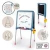 Image de Smoby - Tableau Tubes - Double face magnétique et ardoise - Bac amovible - 80 accessoires inclus - Dés 3ans