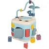 Image de Smoby Little Explor Cube - Jouet d'Eveil - Boulier, Trieur de Formes, Engrenages, Roue à Aubes, Koala à Tourner, Coucou-Cache Tortue - 13 Activités - A Partir de 12 Mois - Fabrication Française