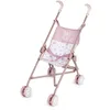 Image de Smoby - Baby Nurse - Poussette Canne - pour Poupons et Poupées Jusqu'à 42 cms - Pliable - Tissu Lavable - A Partir de 2 Ans