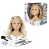 Image de Smoby Mijn Beauty Kappop Blond met Accessoires, 19dlg.