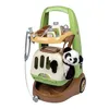 Image de Smoby - Chariot Vétérinaire de Zoo - Peluche Panda - Nombreux accessoires inclus - Produit 2 en 1 : Cage de transport - Fabrication