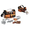 Image de Smoby - Black+Decker - Caisse à Outils Tissu - Jouet Bricolage Enfant - 21 Accessoires - 360142
