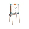 Image de Smoby - Tableau en bois double face - Ardoise craie et Blanche magnétique - Pliable et hauteur ajustable - 80 accessoires - Dés 3ans