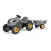 Image de Smoby - Tracteur Stronger XXL + Remorque - Grand Tracteur à Pédales Enfant - Siège Ajustable - Volant avec Klaxon - A Partir de 3 Ans - Fabrication Française