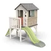 Image de Smoby Life - Maison Pilotis avec toboggan - Nouveau colori - Plateforme 70cm - Anti-UV - Fabriqué en France