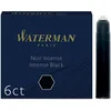 Image de Lot de 30 Cartouche pour stylo à plume encre noire WATERMAN INTERNATIONALE COURTE en étui de 6
