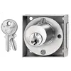 Image de Serrure V135 V5 diamètre 25mm droite carré 20mm profondeur 28mm - VACHETTE - 11317000