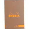 Image de Rhodia - Bloc agrafé n°12 70 feuillets lignés taupe - 8.5x12 cm OS
