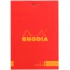 Image de Rhodia - Bloc agrafé n°12 70 feuillets lignés coquelicot - 8.5x12 cm OS