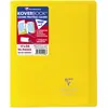 Image de Clairefontaine 951406C - Cahier Koverbook Jaune 17x22cm 96p GC Polypro