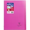 Image de Lot de 10 Cahier Kover Book A4, 96p./48 feuilles 90 g/m² piquées, couv. transparente rose, Séyès