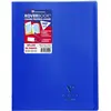 Image de Lot de 10 Cahier Kover Book 24x32, 96p./48 feuilles 90 g/m² piquées, couv. transparente bleu marine, Séyès
