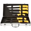 Image de Pradel Excellence LA Cuisine D'ALBERT 001000 Lot de 8 Mallettes du Chef Acier Inoxydable/Polypropylène Jaune 40 cm