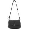 Image de Lamarthe - Sac bandoulière en Cuir Paris noir - 25x18.5x7.5 cm OS