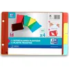 Image de ELBA 39483 Intercalaire PVC Épais Fiches Étiquettes Pré-imprimées Épaisseur 12/100e Cristal Assorties