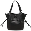 Image de Lamarthe - Sac porté épaule Paris en Cuir noir - 23x24x12 cm OS