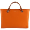 Image de Lamarthe - Sac à main en Cuir Fidèle orange - 36x25x14 cm OS