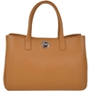 Image de Lamarthe - Sac à main en Cuir Paris cognac - 37x25x10 cm OS