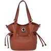 Image de Lamarthe - Sac porté épaule en Cuir Paris argile - 23x24x12 cm OS
