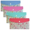 Image de Lot de 42 Pochette PP Flowerty, format DL, fermeture pression, décors assortis (4)