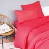 Image de TOISON D'OR - Drap Housse Alabama 180x200cm - Rose Groseille - 100% Coton - Design épuré Esprit Moderne - Doux & Resistant - Bonnet de 30cm - Lit 2 Personnes - Lavable 60°C