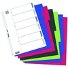 Image de Elba Eleganzia Intercalaire 6 positions A4 Couleurs Assorties