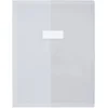 Image de OXFORD Protège-Cahier Cristal Luxe 24x32cm avec Rabat Marque-Page PVC Translucide 20/100ème Incolore