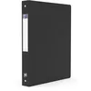 Image de OXFORD Lot de 14 Classeur Memphis A4 Dos 40mm 4 Anneaux Ronds Couverture Polypro Noir