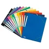 Image de OXFORD Lot de 6 Chemises 3 rabats et élastique Top File + 24 x 32 cm Grise