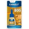 Image de Colle bois vinylique (D3) - CYANOLIT - 54 g - Renforcé fibres naturelles - Intérieur extérieur