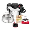 Image de SEB Clipso Now+ Cocotte-minute® 6 L, Résultats de cuisson parfaits, Gain de temps, Ouverture facile, Minuteur intelligent, Fabriqué en France, Poignées rabattables P4900750