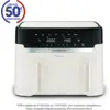 Image de Friteuse sans huile Airfryer Easy Fry Dual 8L EZ901AF0 MOULINEX