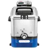 Image de Tefal Oleoclean Pro FR804015 Inox & Design - Friteuse - 3.5 litres - inox brossé / bleu en occasion ou reconditionné